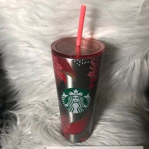 RARE Starbucks Holly Tumbler